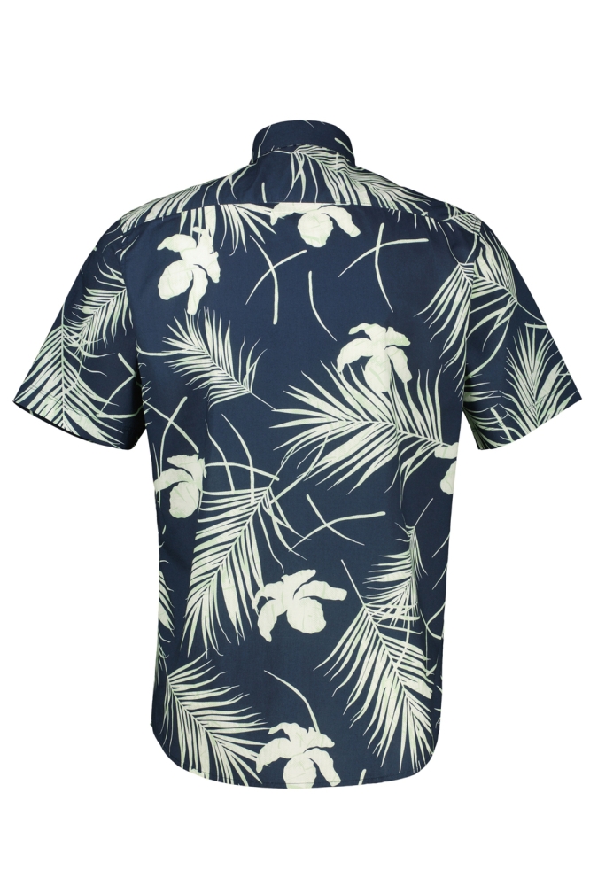 OVERHEMD MET KORTE MOUWEN IN HAWAIIAANSE STIJL 2562043 485 CLASSIC NAVY